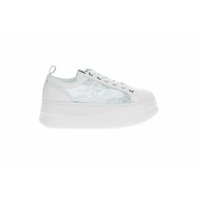 Karl Lagerfeld dámská obuv KL65028 411 white lthr - textile